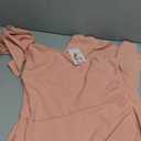 PRETTYGARDEN Women's Summer One Shoulder Long Formal Dresses Sleeveless Ruched Bodycon Wedding Guest Slit Maxi Dress (Large, Pink)