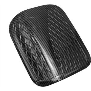 Carbon Fiber Grain Gas Cap Replacement for Toyota Camry SE LE XSE XLE Hybrid V6 TRD 2018-2022, Black