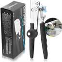 Commercial Can Opener Manual Heavy Duty Stainless Steel Handheld Smooth Edge Can Opener for Seniors for Kitchen