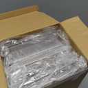 Delamu 2-Tier Under Sink Organizers and Storage, Multi-Purpose Stackable Bathroom Cabinet organizers, Pull Out Kitchen Pantry Organization and Storage with Dividers(2 Pack, Clear)