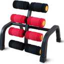 Foldable Back Extension Machine Home Gym Sit Up Machine for Glute & Ab Workouts Squat Machine for Home Gym Back Exercise for Lower Back Training with Resistance Bands