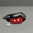 Kids Toddlers Cartoon Fanny Pack Waist Pack Cute Canvas Crossbody Purse Handbag with Mouse Ears for Boys Girls