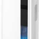 Dehumidifiers for Home, Quiet Dehumidifier for Bedroom for Small Spaces up to 800 sq.ft., 102oz Water Tank, Auto Shut-Off, Timer, 7-Color Light, Portable for Bathroom, Closet, RV, White
