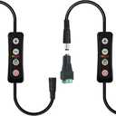 Aquarium Light Timer and Dimmer with 5.5mm x 2.1mm DC Barrel Connector, 6/10/12 Hour Modes, Adjustable 10-100% Brightness, Compatible with 12-24V DC LED Lights, 2 Pack