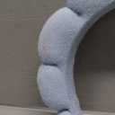 Ztomine Spa Terry Cloth Headband Combo Pack - 2 Puffy Makeup Facial Headbands for Face Washing and Masks (Beige + Blue)