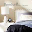 BELADOR Queen All-Season Duvet Insert - Down Alternative, Mid-Plush Lightweight Comforter, Box Quilted Siliconized Fiberfill Oeko-Tex Hotel Comforter (Black/Gray)