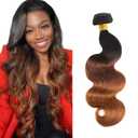 1B430 Bundles Human Hair #4 Brown Body Wave Bundles 26 Inch Unprocessed Virgin Light Brown Bundle Hair Extensions