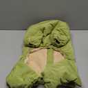 Four-Legged Thick Coat for Dogs, Zip Up Windproof Warm Winter Jacket, Reflective Waterproof Dog Snowsuit with Leash Ring, Light Green, 20