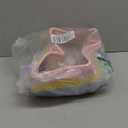 Woven Basket,Small Rope Storage Bin with Handles & Ribbon Bag, Organizer for Shelves Closets,Gift Basket Empty for Birthday,Books,Dog Toys, Rainbow (1 Pack)