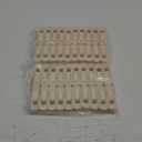 Trgowaul Velvet Hangers Clips, Pants Hangers Velvet Clips, Strong Finger Clips Perfect for Thin Velvet Hangers (40pc, Beige)