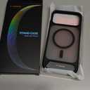 TORRAS Strong Magnetic & Seamless Stand for iPhone 17 Pro Max Case, Fit for MagSafe, Military Grade Drop Protection, Sturdy Adjustable Kickstand Slim for iPhone 17 Pro Max Case Translucent Matte Black