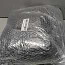 Entisn Sparkle Organza Fabric, 10 Yards Continuous with 59 Inch Wide Shimmer Sheer Organza, Shiny Black Fabric for Stage Costume, Fashion Dress, DIY Crafts, Wedding Decoration, Arch Backdrop