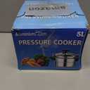 Pressure Pot, Aluminum Pressure Cooker, 3L/3.17Qt Capacity For Open Fire, Induction, Electric, Gas (3L/3.17Qt)