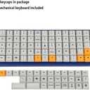 YMDK 75 Keys DSA Dye Sub PBT Keycaps Suitable for Ortholinear Layout MX Keyboard XD75 ID75 Planck Preonic Niu40 (Only Keycap)