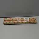 2 x LaRibbons Kraft Christmas Wrapping Paper Mini Roll, Holly Leaves and Red Berries Pattern, for Classic Christmas, Winter Holiday Gift Wrapping, 17" x 33' (46.7 sq. ft)