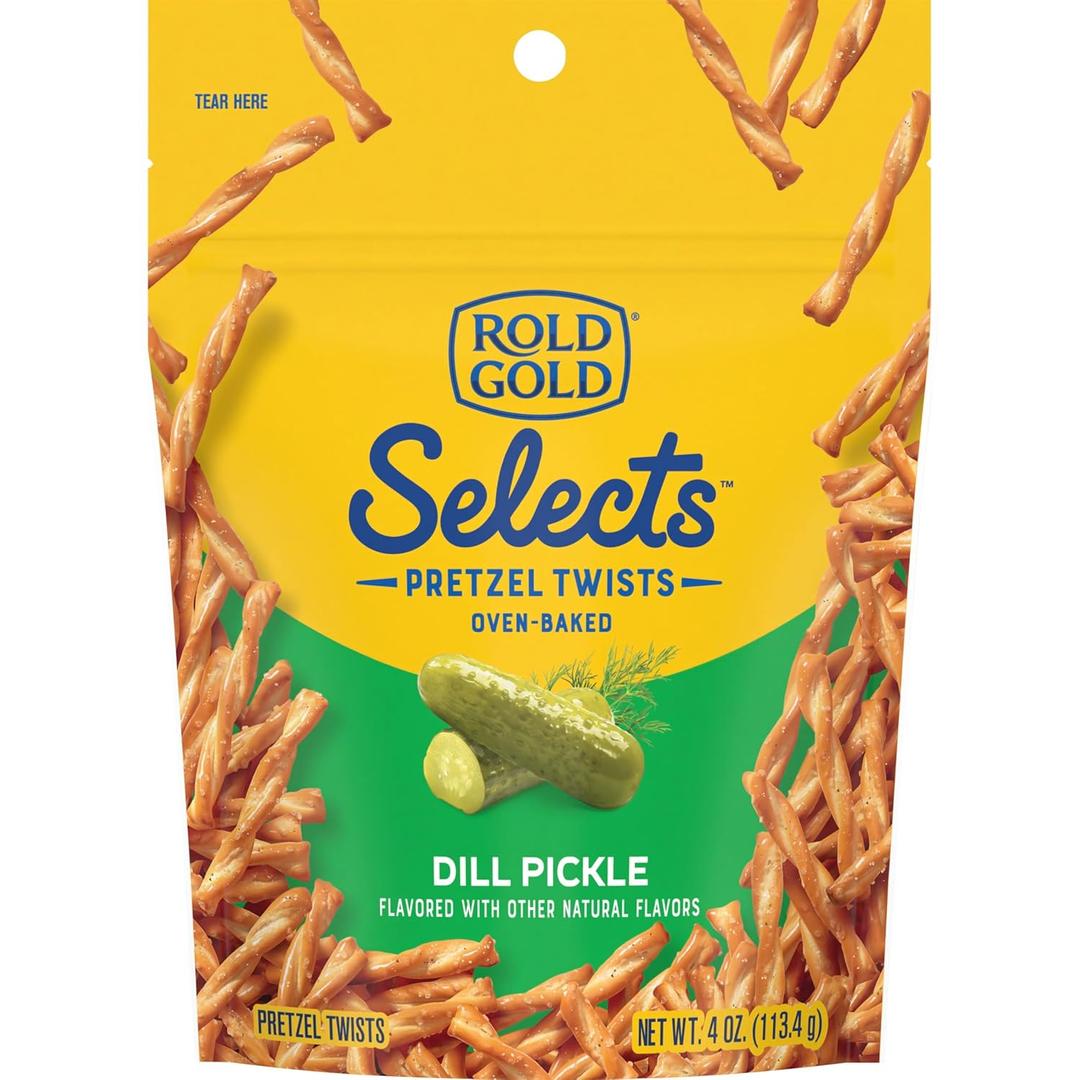 Rold Gold Selects, Dill Pickle Pretzel Twists, 4 Oz (4 Ounce (Pack of 1))