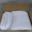 White Down Alternative Comforter and Duvet Insert with Corner Tabs (King, Light)