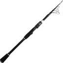 KastKing Blackhawk II Telescopic Fishing Rods, Graphite Rod Blanks, Durable Glass Tip, Floating Guides, 1pc Performance, EVA Handle
