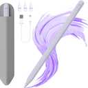 Stylus Pen for iPad11&10thGen,14Mins Faster Charge, with Pencil Holder,Palm Rejection, Tilt Sensitivity, for iPad Air11&13-inch(M3/M2), iPad Pro 11&13-inch (M4),iPad 6-11th,iPad Pro 11/12.9 inch (Light Purple)