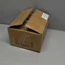 2 Pack Lily Flower Blown Glass Lampshade Orange White Glass Lamp Shade Replacement for Table Floor Lamps, I. D. 1.26" x O. D. 1.5", Fits E12 Base