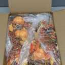 Fall Garland, 6.56FT Fall Artificial Berries Pumpkin Maple Leaf Garland Decor, for Home Autumn Harvest Thanksgiving Fireplace Door Frame Porch Indoor/Outdoor Holiday Party Decorations.