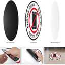 Phones Down Heads Up Stickers Vinyl 12 Inch Self-Adhesive Safety First Sign Waterproof Floor Decals for Office Warehouse 10 PCS