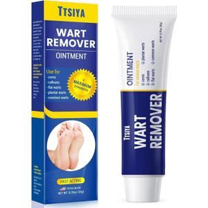 10 x Fast Acting Wart Remover, with Salicylic Acid for Women and Men, Corns, Flat, Common and Plantar Warts 20g