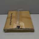 Dranixly Shoe Rack, 2-Tier Bamboo Stackable Shelf Storage Organizer, Stand for Closet, Entryway and Hallway Black