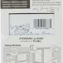 2 x Prime-Line F 2667 Sash Lock, 2-1/16 In. Hole Centers, Fits Single and Double Hung Vinyl Windows, Vinyl Construction, White, (Single Pack)