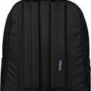 JanSport SuperBreak Plus Backpack with Padded 15-inch Laptop Sleeve and Integrated Bottle Pocket - Spacious and Durable Daypack for Work and Travel - Monochrome Black
