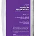 Diane DTT002 100% Cotton Essential Towels 15"x25" for Salon, Spa, Barber Shop - 12 Pack