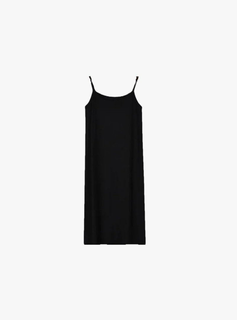 Women's Spaghetti-Shoulder Temperament Vest Dress Slim Fit Simple Suspender Dress, Small
