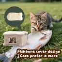 pet urns for Cats - cat urns for Ashes with Photo Display and Golden paw Prints, 7.48l x 5.51w x 4.33h, cat urns for Ashes