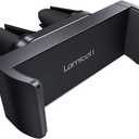 Lamicall Car Vent Phone Mount - Air Vent Clip Holder, Universal Stand Hands Free Cradle Compatible with Cell Phone 16 15 14 13 12 Mini 11 Pro Xs Max Xr X 8 7 6 6s Plus SE Smartphones Black