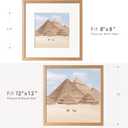 12x12 Wood Frame, Natural Oak 12x12 Picture Frames with Mat to 8x8(Openning Size is 7.6x7.6), Set of 1
