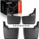 A-Premium Mud Flaps Compatible with Ford F-150 2004-2014 Pickup, No Drilling Required Mud Guards with Hardware Accessories, Set of 4 Front and Rear