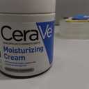 CeraVe Moisturizing Cream, Body and Face Moisturizer for Dry Skin, Body Cream with Hyaluronic Acid and Ceramides, Daily Moisturizer, Oil-Free, Fragrance Free, Non-Comedogenic, 19 Ounce