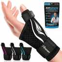 Thumb Support Brace | Upgraded Thumb Spica Splint Stabilizer Pain Relief Night Support for De Quervain s Tenosynovitis Trigger Finger Arthritis Sprains | Breathable Fabric (Blue)