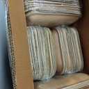 ECO SOUL Compostable 7 & 10 Inch Palm Leaf Square Plates (100 Count) Like Bamboo Plates | Biodegradable | Eco-Friendly, Microwave & Oven Safe - Party Pack