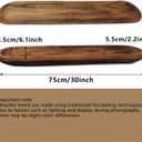 Wooden Dough Bowl Decor, Vintage Wooden Bowl Hand Carved Home Decor for Dining Table Center, Living Room, Kitchen Decor. (30inch brown)