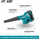 Makita DUB185Z Cordless Handheld Leaf Blower Powered by 18V LXT Li-Ion Battery