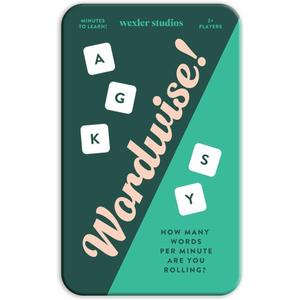 Galison Wordwise! Dice Game  Fun Dice Game for Kids, Easy to Play Family Game for 2+ Players, for Ages 8+  Convenient Storage Tin and Instructions Included, Great Learning Activity for Kids