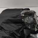 Waterproof Shelf Cover,Outdoor 600D Heavy Duty Dustproof Storage Shelves Cover,42''x18''x72'' Shelf Covers for Wire Shelving with Zippers,Storage Rack Covers with Clear Front (Black)