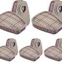 6001 Filter Cartridges for Respirator, Paint, Chemical Gas and Pollen, Organic Vapor Cartridge, Replacement Respirator Filters for 6200, 6502, 7502, 6800, 4008, FF402 Respirator(5 Pair)