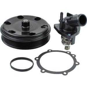 Water Pump with Thermostat Kit for Cadillac Escalade ESV 2015-2020, Chevrolet Silverado 1500 2014-2018, Suburban 2015-2020, Tahoe 2015-2020, GMC Sierra 1500 2014-2018, Yukon 2015-2020
