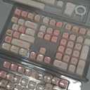 HITIME XVX Keycaps - Pink Cute PBT Keycaps, MOA Profile Key caps 60 65 75 100 Percent, Dye-Sublimation, Custom 142 Keys Set for 100%, 75%, 65%, 60% Mechanical Keyboard