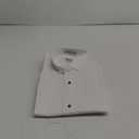 Classix Men's Tuxedo Shirt in Color Poly/Cotton Wing Collar 1/8 Inch Pleat, 18/18.5 38/39 White (M 32/33)
