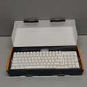 RK ROYAL KLUDGE RK96 90% Triple Mode BT5.0/2.4G/USB-C Hot Swappable Mechanical Keyboard with Magnetic Wrist Rest, 96 Keys Wireless Gaming Keyboard with Software, Blue Backlight (White)