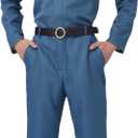 C-ZOFEK Curly Cosplay Jumpsuit Halloween Gown Horror Costume US Size Coveralls for Men (X-Large) (Orange, XL)
