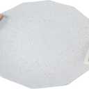 Korean Grill Pan 13.78 Inch Black Nonstick Coating Camp Fire BBQ Griddle Pan with Wood Handle for Indoor Outdoor Fire Camping Induction Gas Stove Electric Cooktop (White)